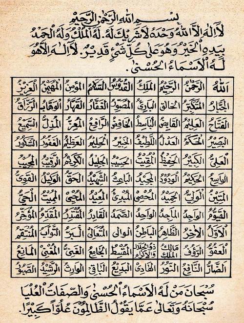 asmaul husna